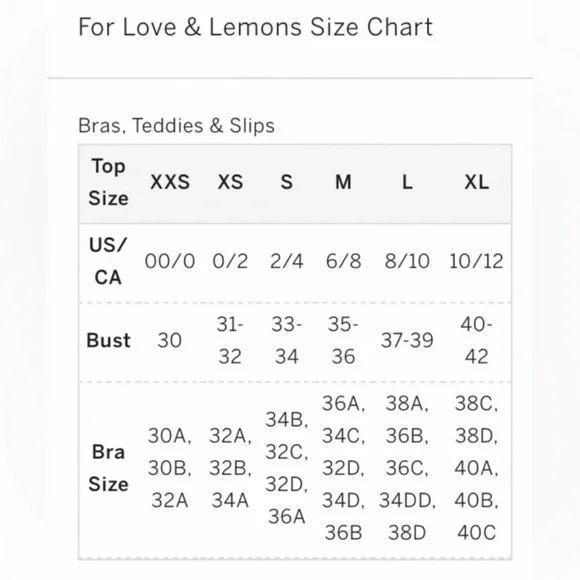 For love and lemons eternal rose White Lace Babydoll Lingerie - Picture 8 of 8